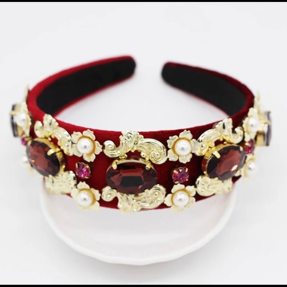 Accessories - Burgandy/Red DOLCE STYLE HEADBAND 🌻